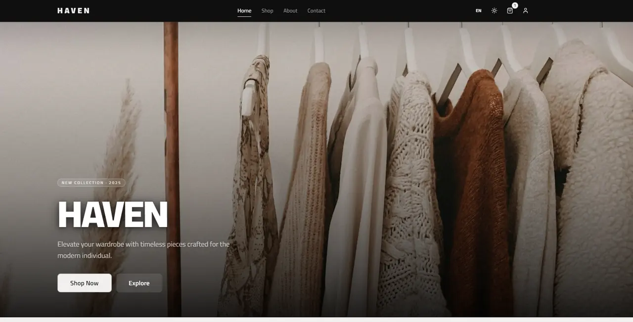 Clothing Shop preview